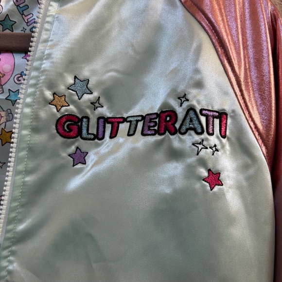 LOL Surprise Dolls Reversable Bomber Jacket. NWOT - Picture 2 of 10